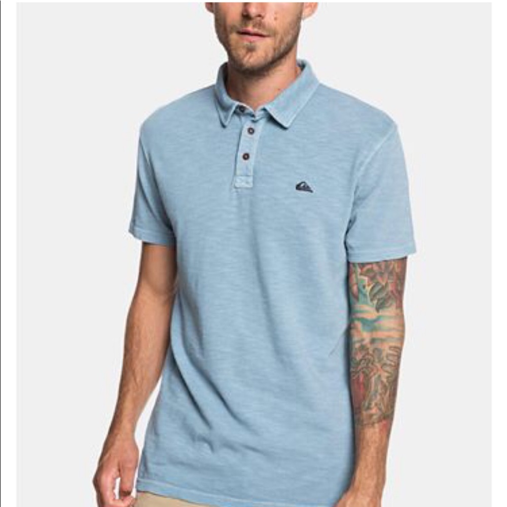 Quicksilver 🌊 green cotton polo